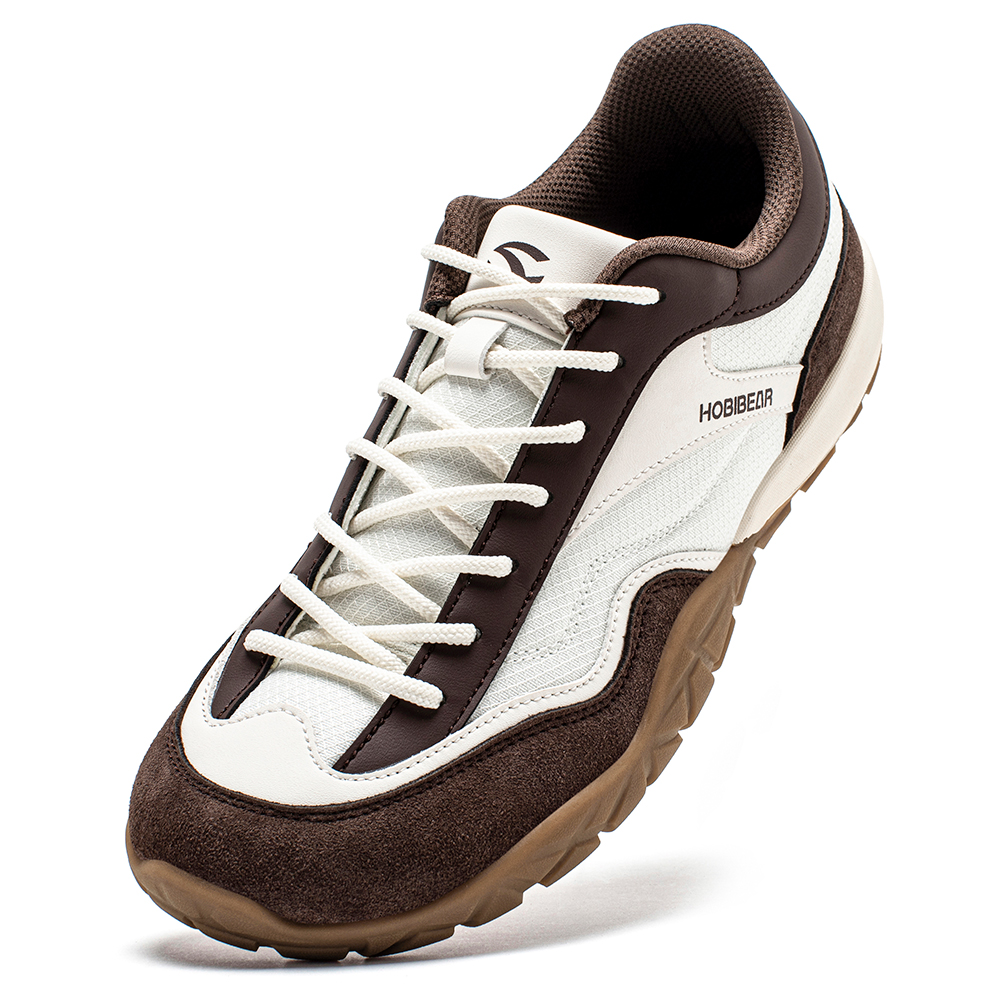 Breathable Mesh Athletic Shoes - HOBIBEAR ワイド幅ハイキングシューズ ユニセックス トレッキング トレイルランニング スニーカー