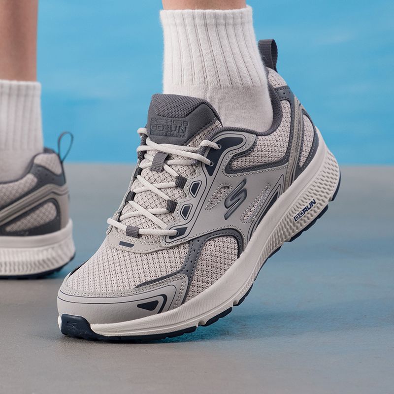 Lightweight Road Running Shoes - スケッチャーズ メンズシューズ オリジナル ローカット 軽量 通気性