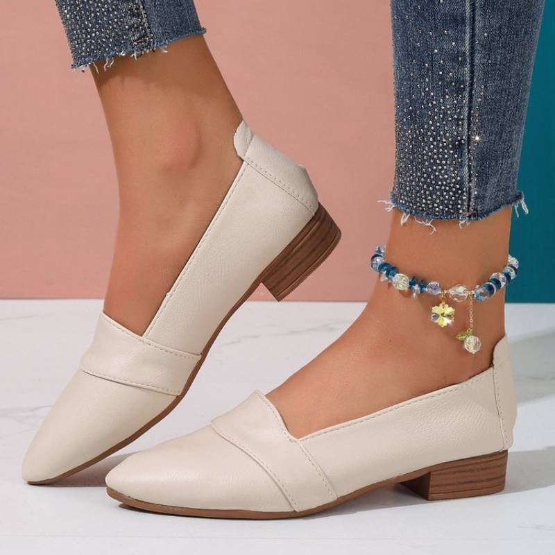スリッポンシューズ レディース フラットシューズ 無地 ポイ - Women'S Shoes のレビューと価格