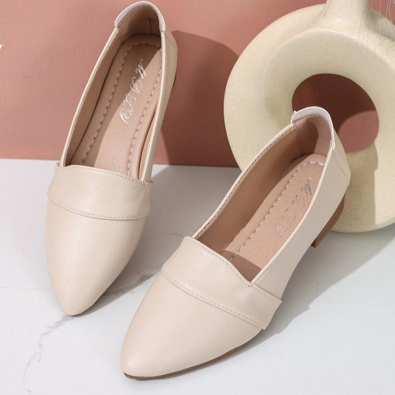 スリッポンシューズ レディース フラットシューズ 無地 ポイ - Women'S Shoes のレビューと価格