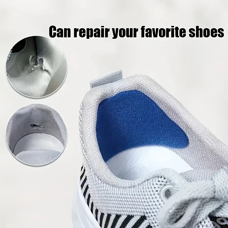 6枚入りスニーカーヒール補修パッチ、耐摩耗性シューズヒールプ - Sneakers のレビューと価格