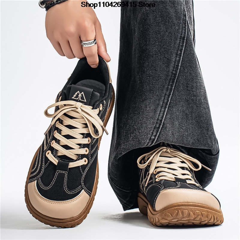メンズカジュアルシューズ、つま先が広めのデザイン、アウトドア - Wide Toe Box Running Sneakers のレビューと価格