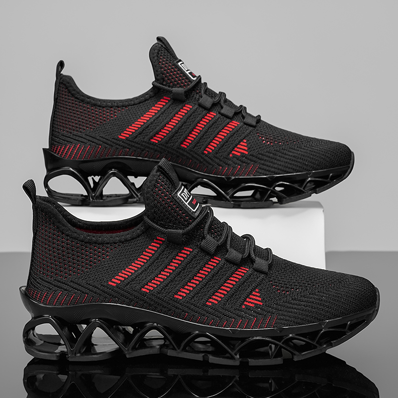 メンズシューズ カジュアルスニーカー 軽量 通気性 ランニン - Shock Absorbing Gym Trainers のレビューと価格
