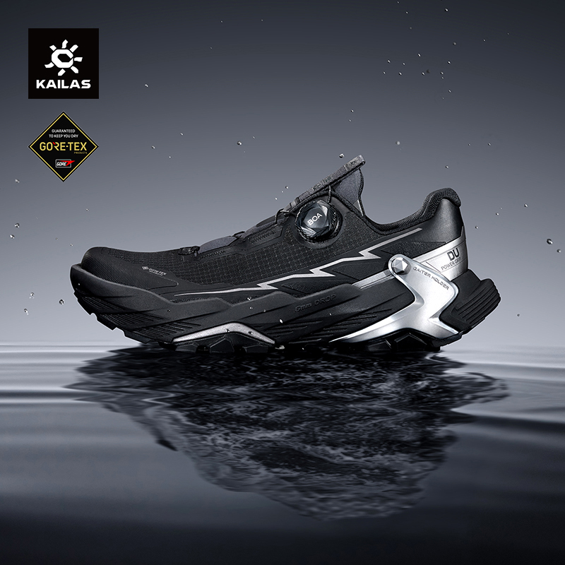 KAILAS FUGA BLACK SOLITUDE DU  - Waterproof Goretex Running Shoes のレビューと価格
