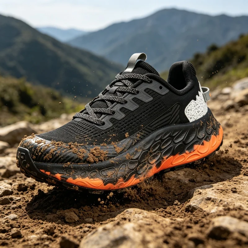 通気性があり、滑りにくく、ランニングやスポーツに適したアウト - Anti Slip Trail Running Sneakers のレビューと価格