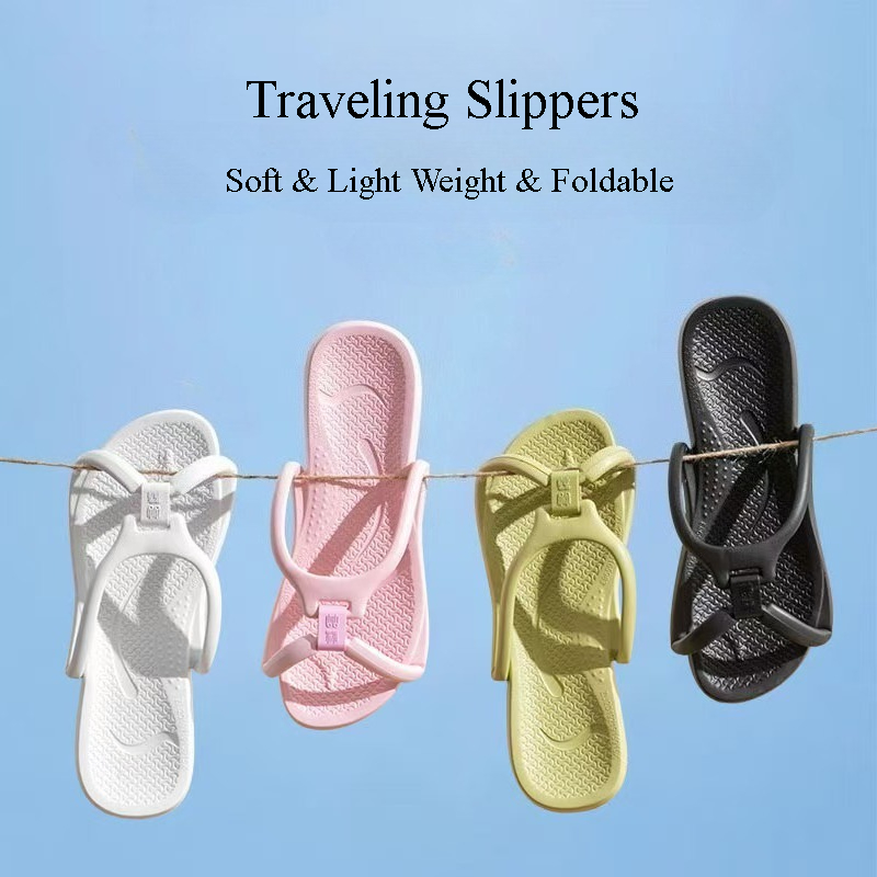 折りたたみ式トラベルスリッパ ユニセックス EVA フリップ - Sandals のレビューと価格